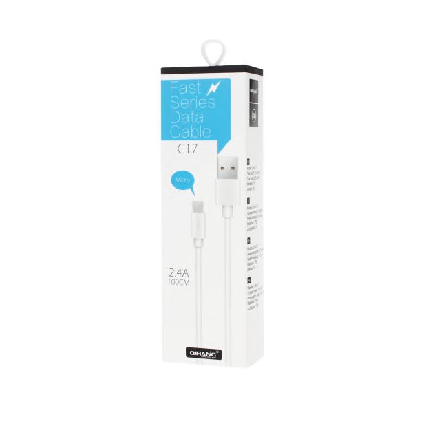 QIHANG CABLE FAST SERIES DATA  2.4A 1M C17 MICRO2