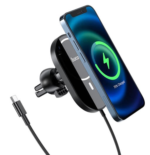 MAGNETIC WIRELESS CHARGER IN CAR HOLDER HOCO PREMIUM 15W CA905