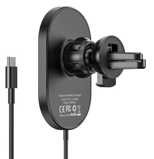 MAGNETIC WIRELESS CHARGER IN CAR HOLDER HOCO PREMIUM 15W CA904