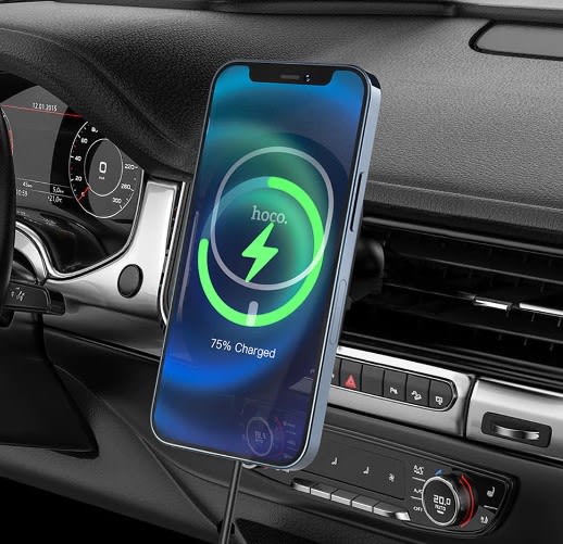 MAGNETIC WIRELESS CHARGER IN CAR HOLDER HOCO PREMIUM 15W CA902
