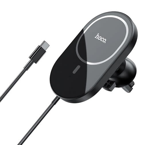 MAGNETIC WIRELESS CHARGER IN CAR HOLDER HOCO PREMIUM 15W CA90 5
