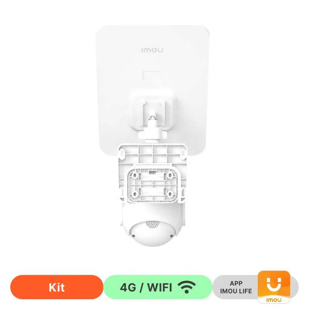 Cámara Wifi/4G Lte AOV PT 360°- 5MP - 3K Con Batería y Panel Solar | Imou8