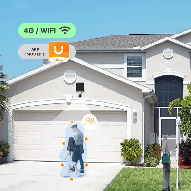 Cámara Wifi/4G Lte AOV PT 360°- 5MP - 3K Con Batería y Panel Solar | Imou6