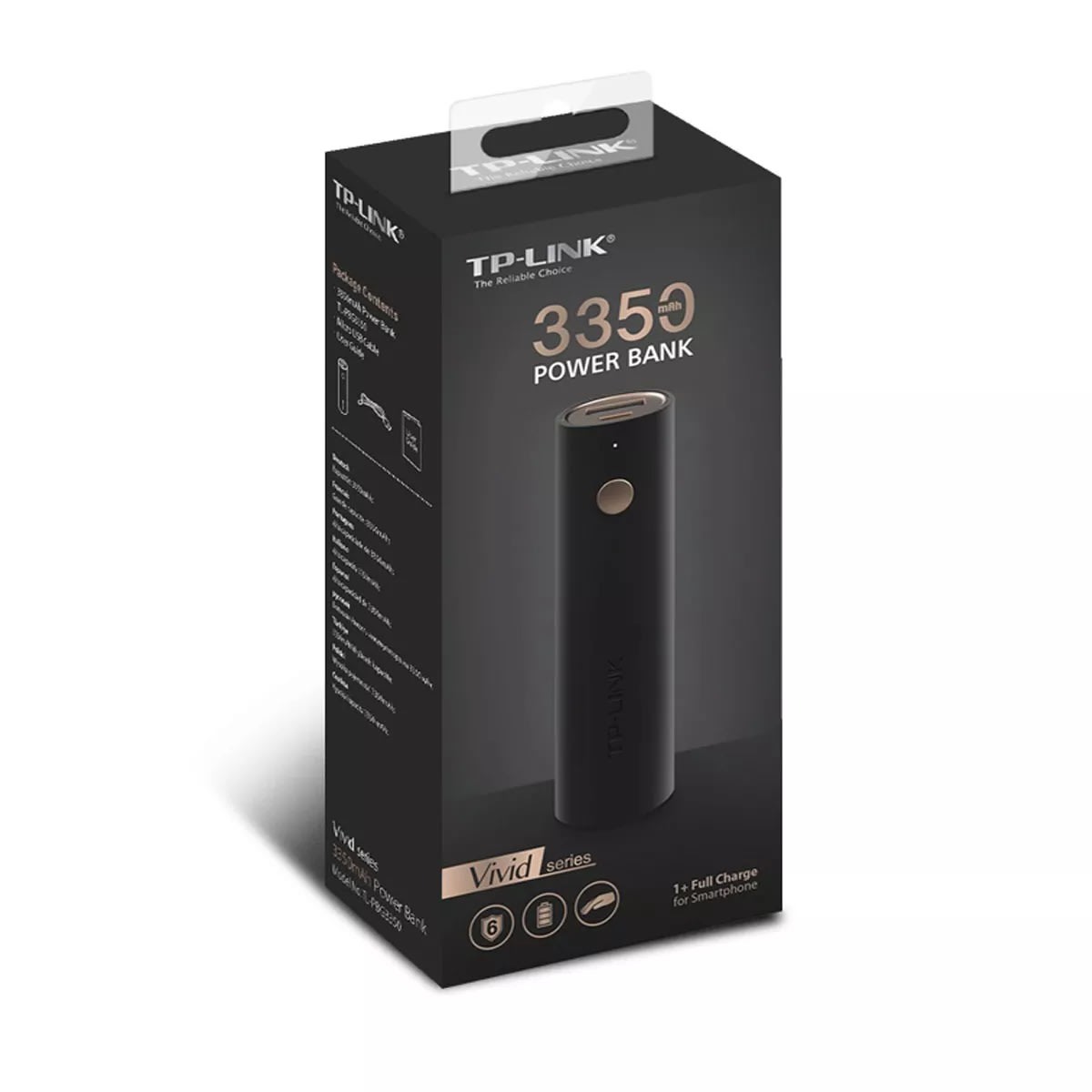 POWER BANK TP-LINK 3350MAH VIVID FULL CHARGE 0