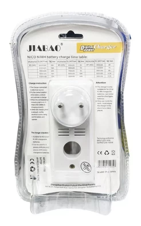 CARGADOR DE PILAS JB1182