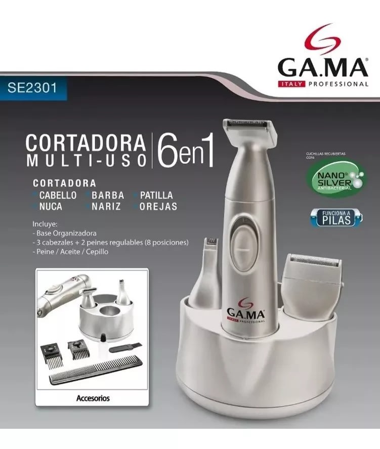 GAMA CORTADORA S2301 MULTIUSO 6 EN 1 A PILAS3