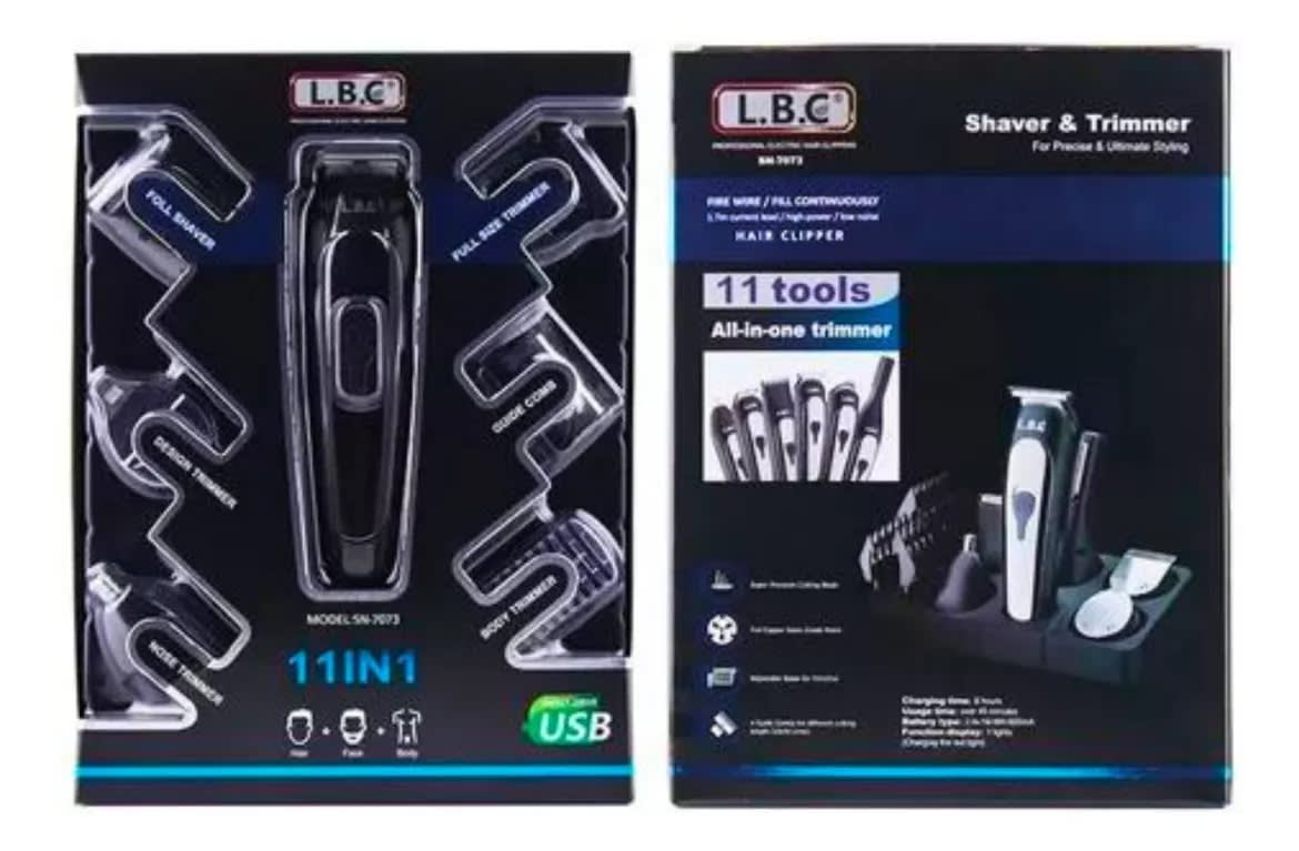 IRT CORTADORA DE PELO KIT 11 EN 1 USB2