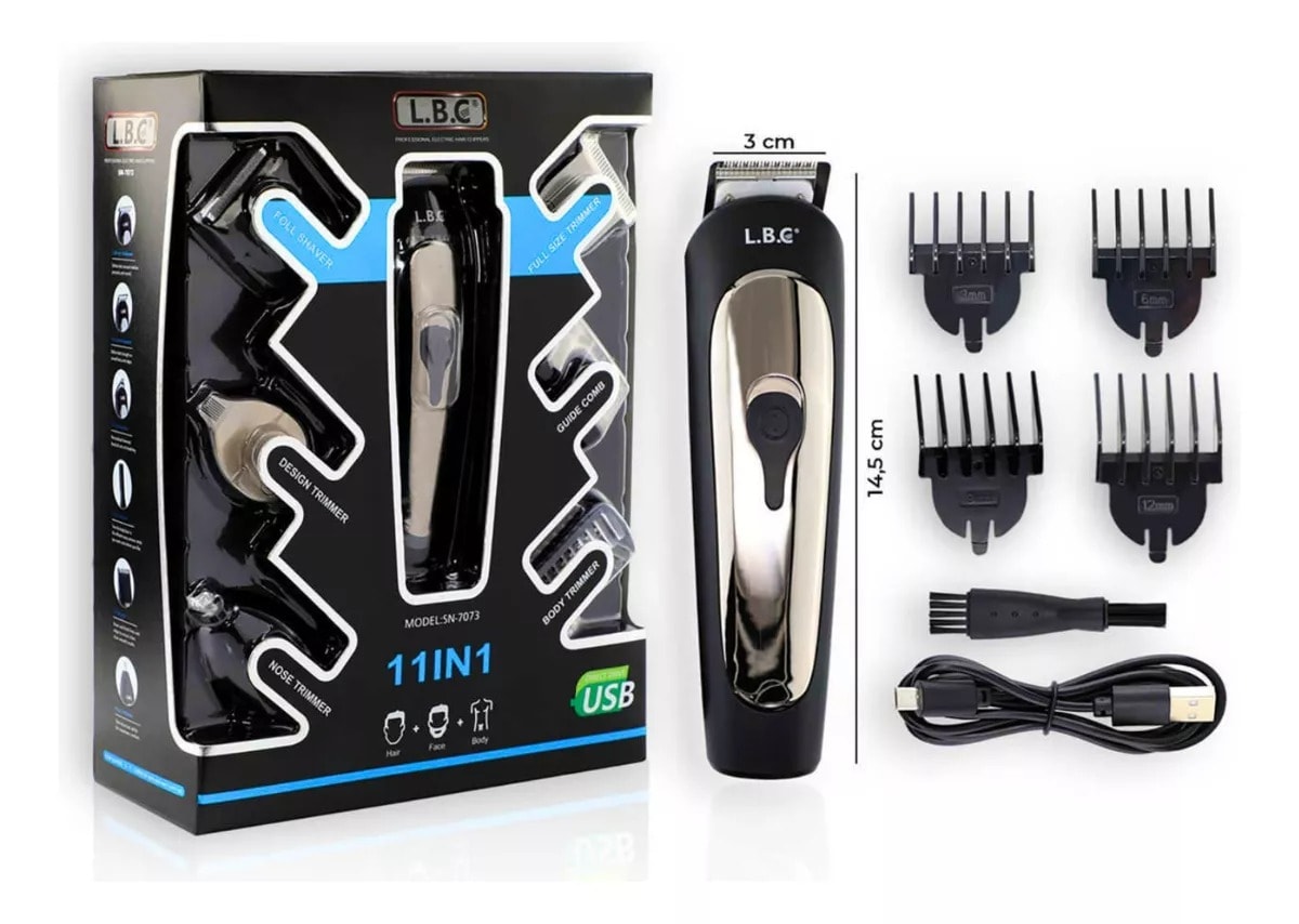 IRT CORTADORA DE PELO KIT 11 EN 1 USB3