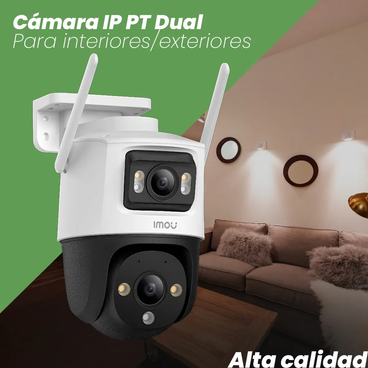IMOU DUAL-LENS OUTDOOR SMART SECURITY CAMERA CRUISER DUAL 2 10MP 5MP+5MP6