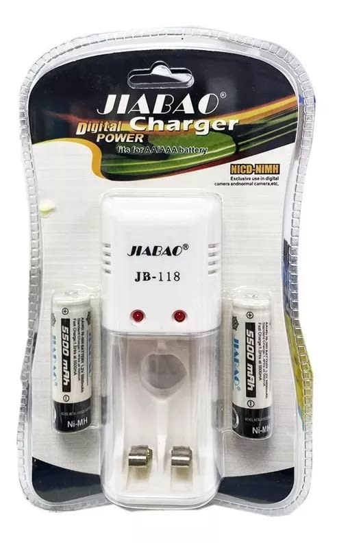 CARGADOR DE PILAS JB118 0