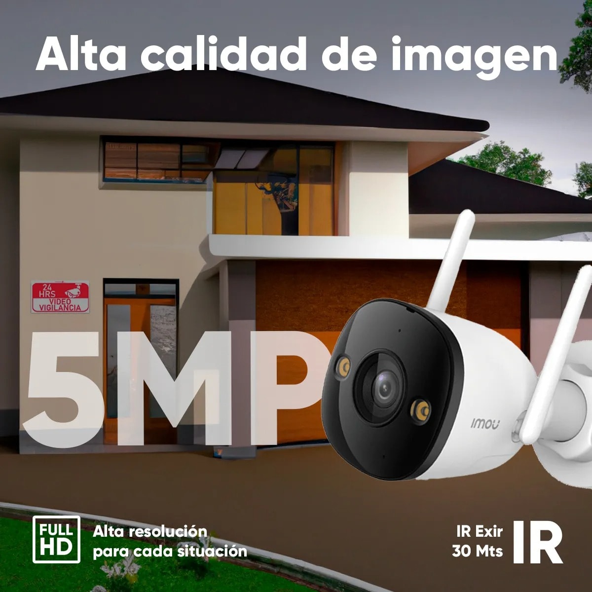 IMOU BULLET 3 5MP OUTDOOR SMART SECURITY CAMERA 3K4