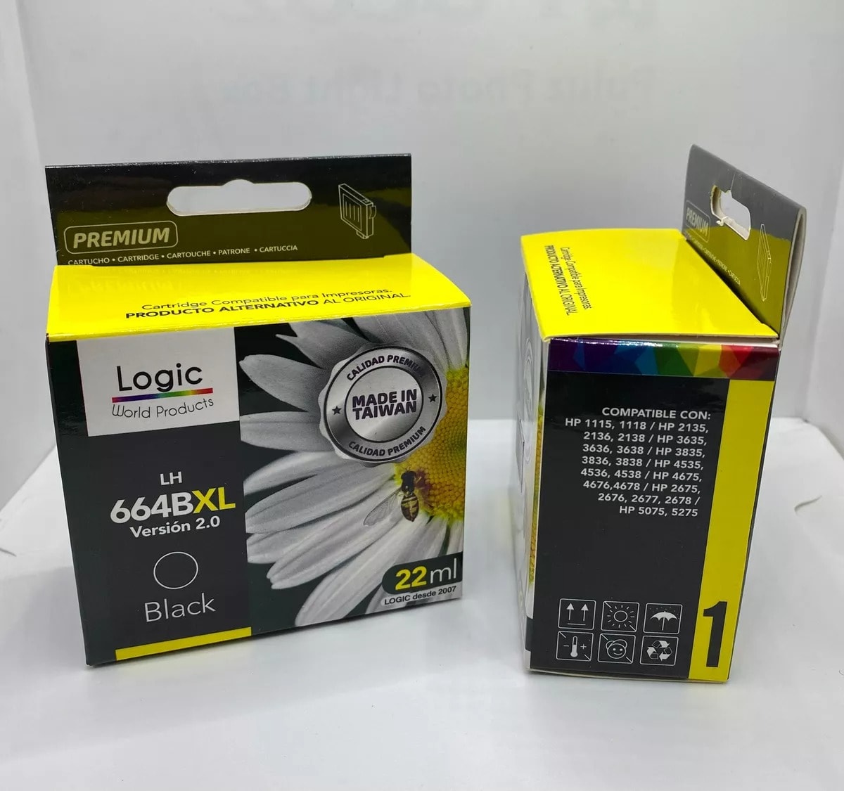 TINTA PREMIUM 664BXL 22ML BLACK LOGIC3