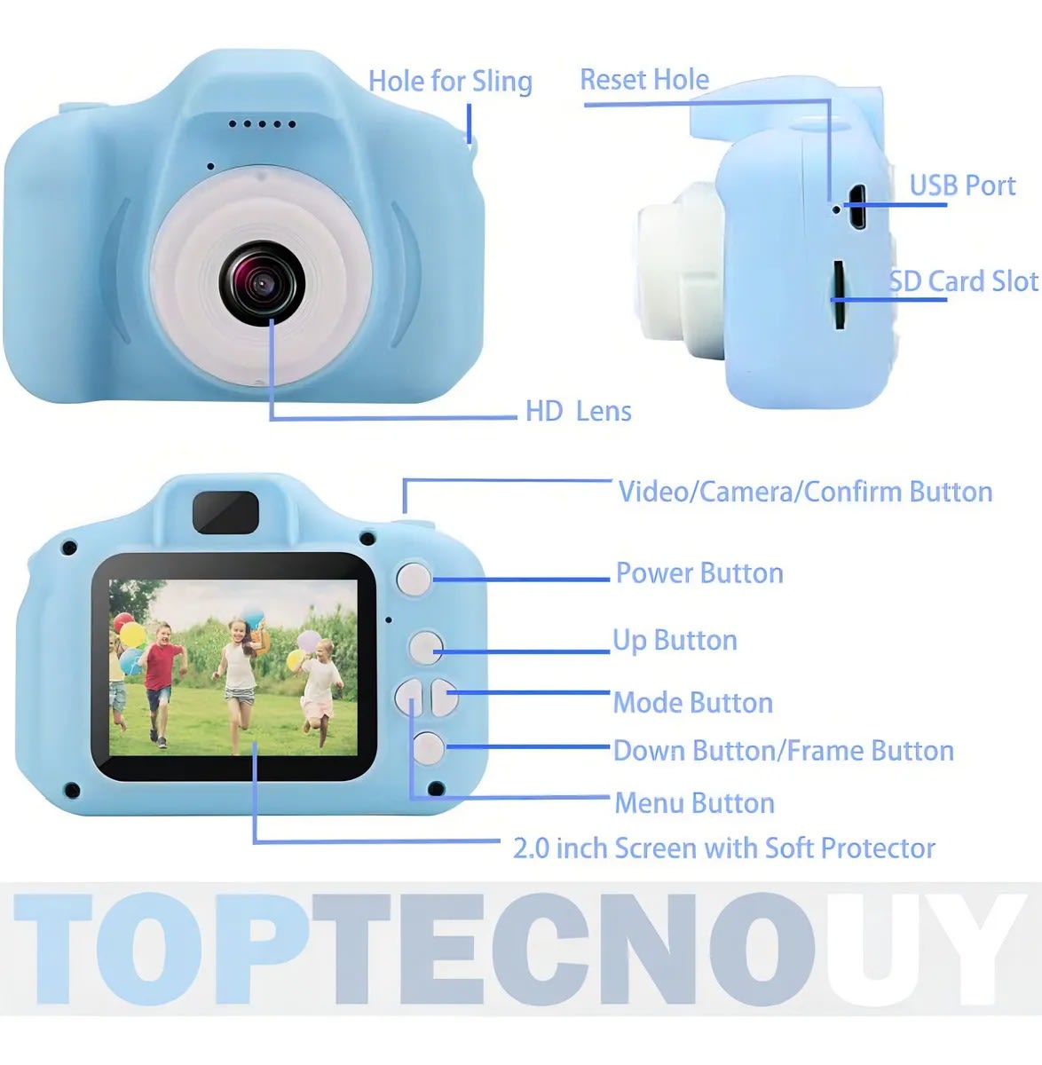 CAMARA NIÑO SUMMER VACATION  KIDS CAMERA4
