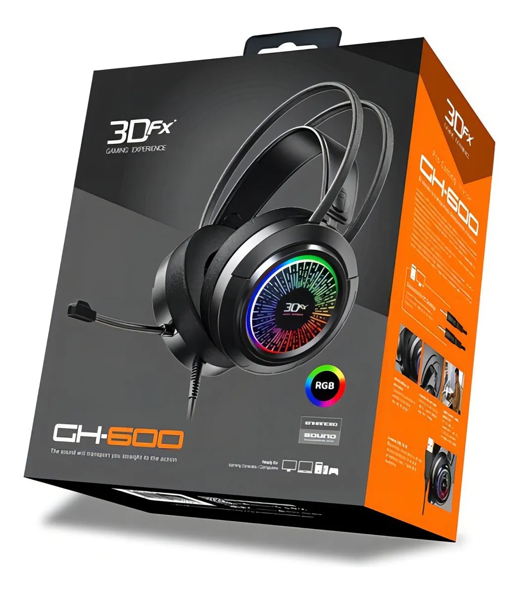 3DFX HEADPHONES GH600 BLACK RGB2