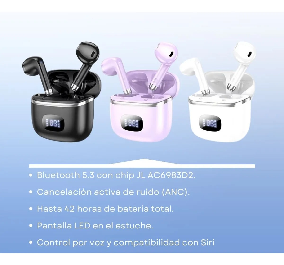 WIRELESS BT HEADSET 5.3 EQ1 7H HOCO BLANCO4