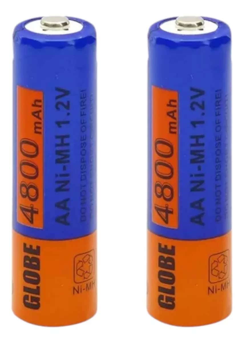 GLOBE POWER RECARGABLE PACK AA 4800mAh2