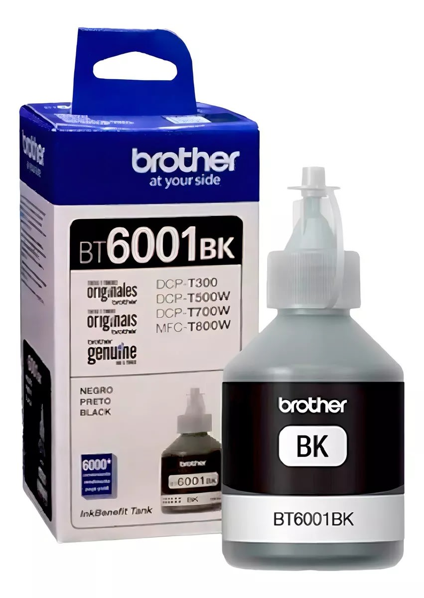 BROTHER TINTA ORIGINAL BT6001BK 108.0ML2
