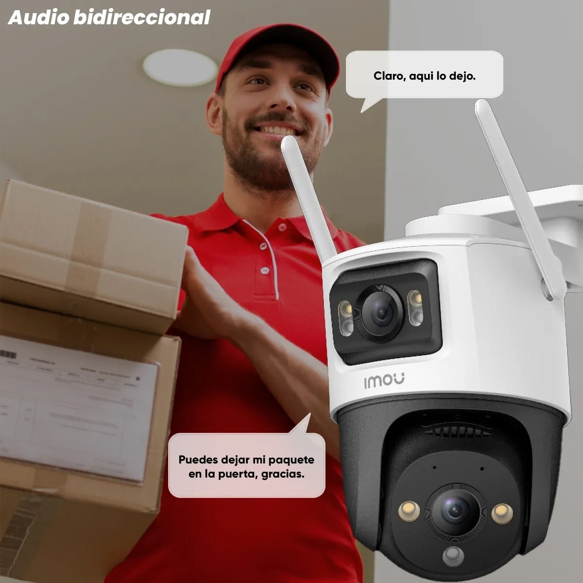 IMOU DUAL-LENS OUTDOOR SMART SECURITY CAMERA CRUISER DUAL 2 10MP 5MP+5MP5