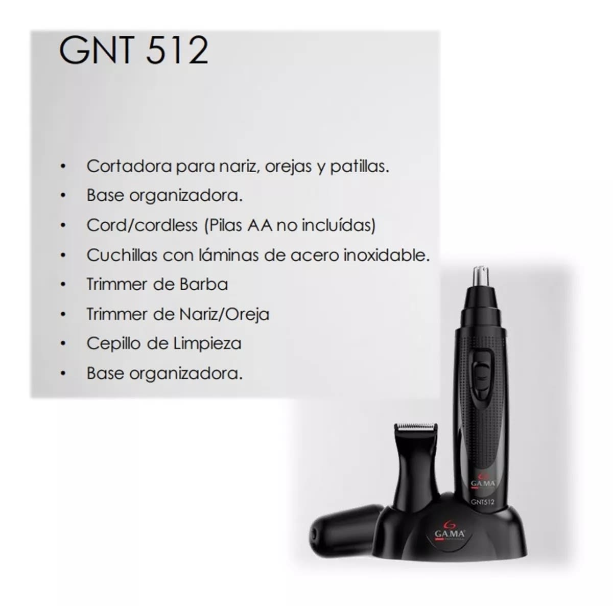 GAMA ITALY CORTADORA DE CABELLO GNT5124