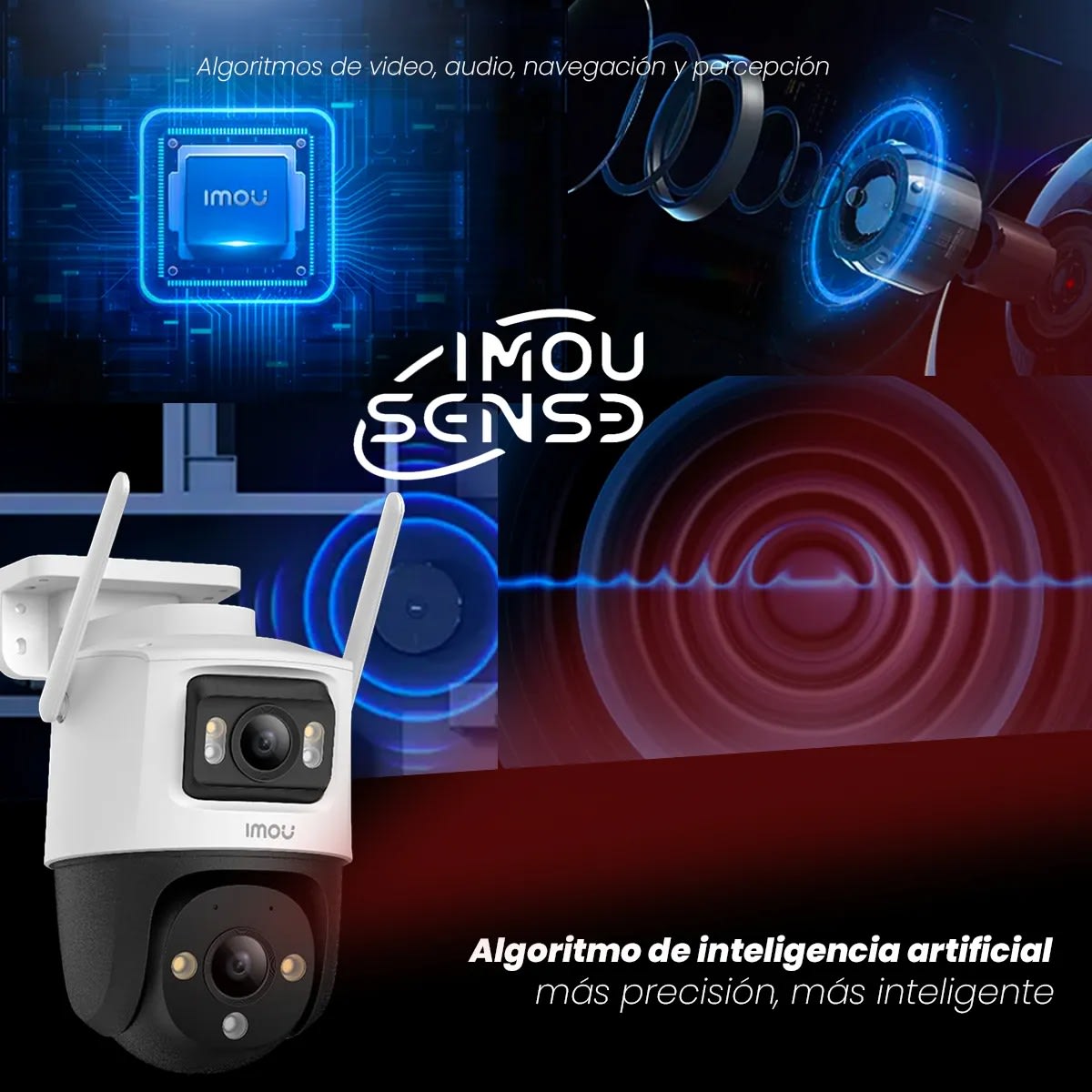 IMOU DUAL-LENS OUTDOOR SMART SECURITY CAMERA CRUISER DUAL 2 10MP 5MP+5MP3