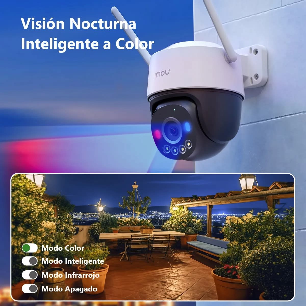 IMOU FULL COLOR 4G OUTDOOR SMART CAMERA 2K 3MP2
