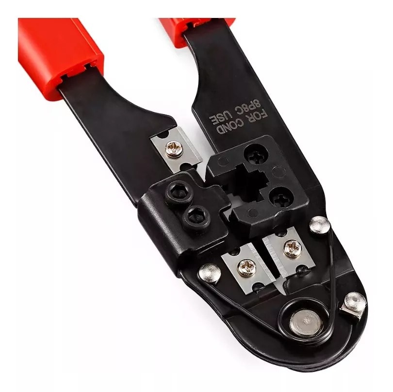 CRIMPADORA RJ45 RJ11 HT-210C ROJO 0