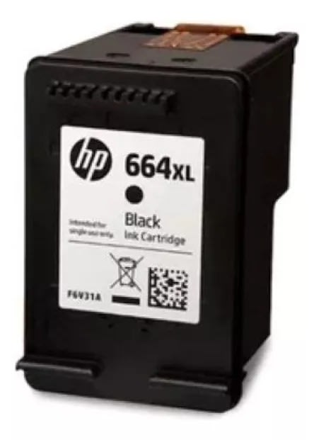 TINTA INK ADVANTAGE 664XL BLACK 8,5ML HP ORG2