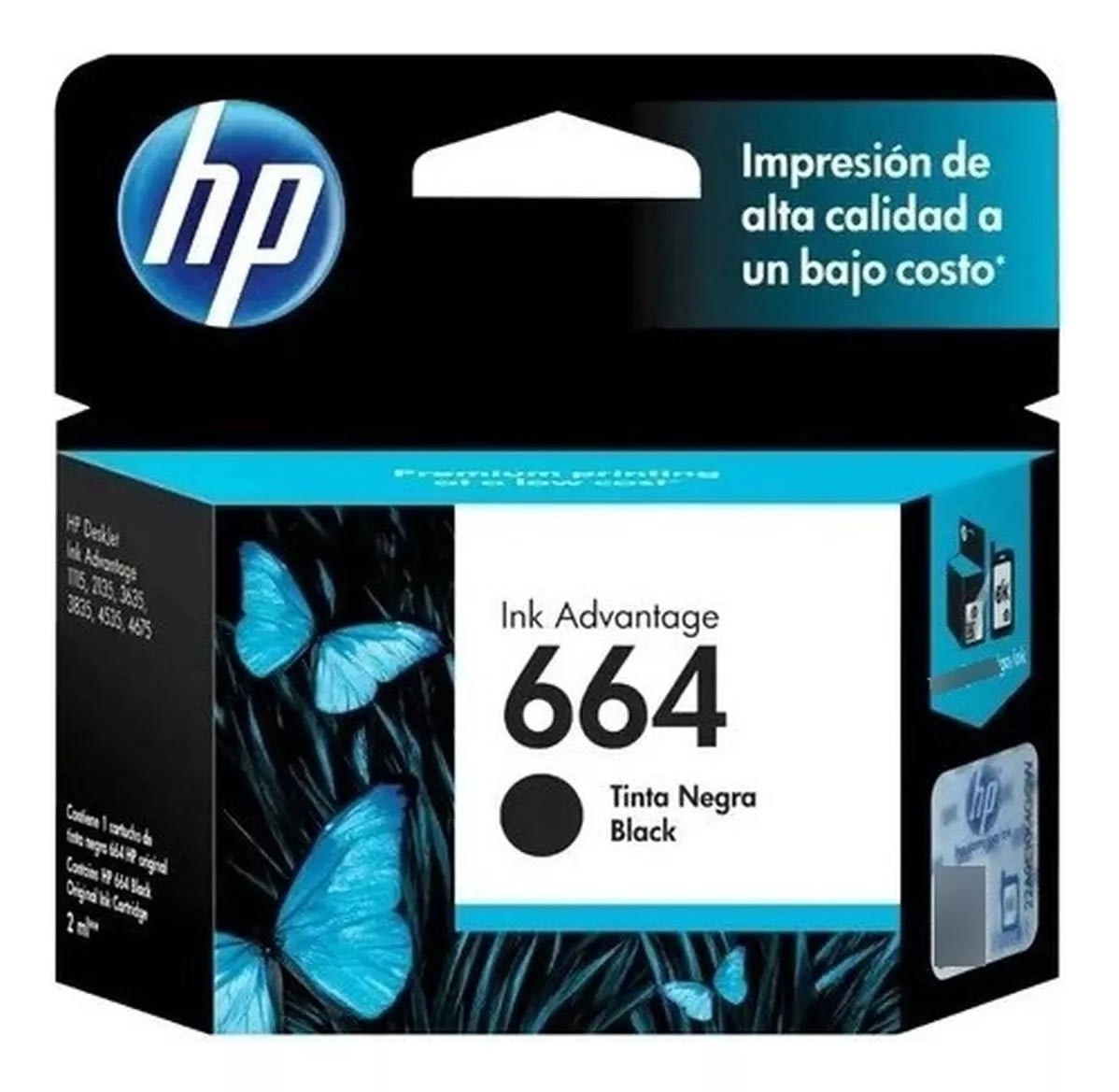 HP TINTA 664 2ML ORIGINAL F6V29AL 0