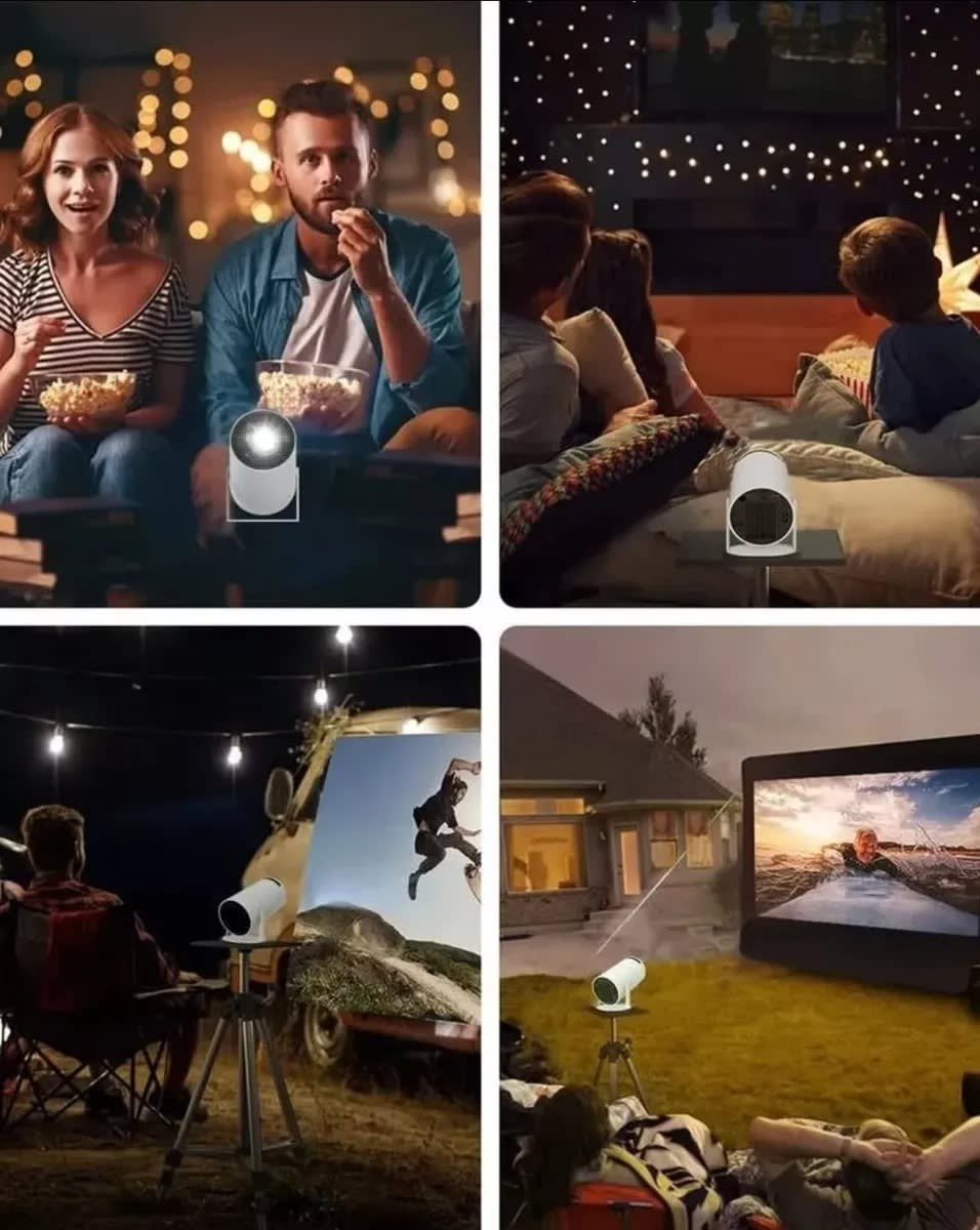 PROYECTOR LEDSTAR HY300 PORTATIL HOMECINEMA 200LM BLANCO ULTRA HD 1558585