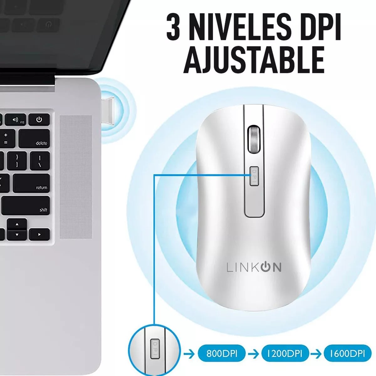 WIRELESS MOUSE USB RECARGABLE3