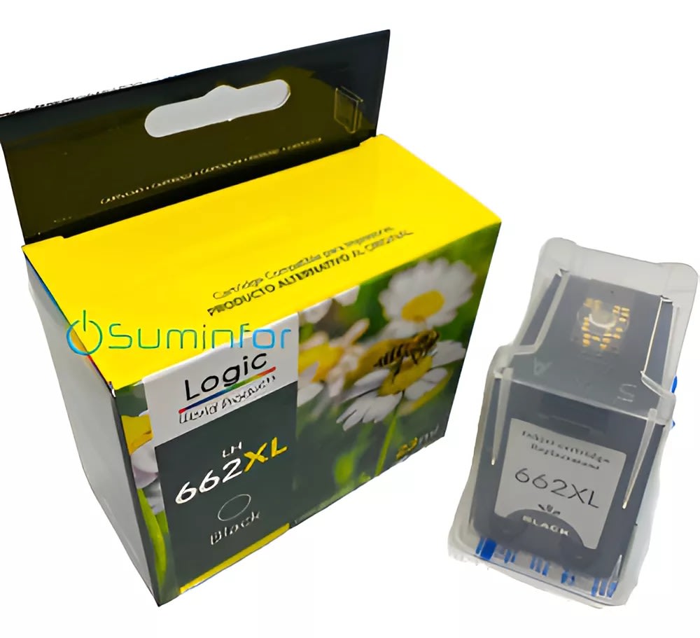 TINTA PREMIUM LOGIC 662XL BLACK 23ML2