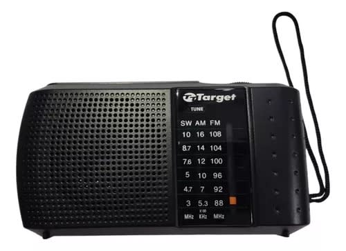 RADIO PORTATIL TT-CF12 3 BANDAS FM/AM/SW TARGET 0