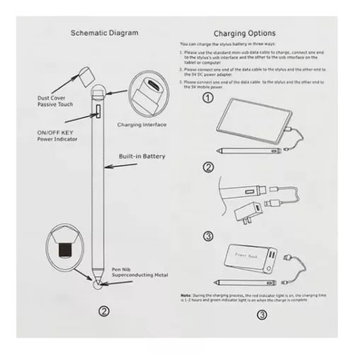 STYLUS PEN SUPERFINE NIB ACTIVE CAPACITIVE WHITE7
