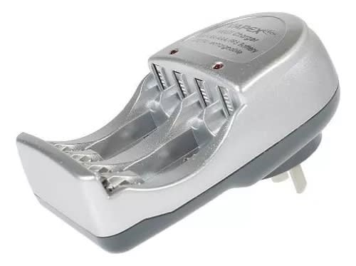 CARGADOR MAS 4 PILAS AA/AAA RECARGABLES 9V 1000 CICLOS DE RECARGA2