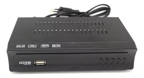 SET TOP BOX DECODIFICADOR SINTONIZADOR TV DIGITAL HD 1080p ISDBT 0
