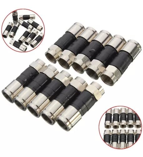 CONECTOR TV COAXIAL RG6 COMPRESION PREMIUM3