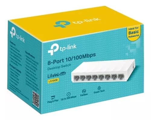 8-PORT 10/100MBPS LS008 TP-LINK SWITCH 0