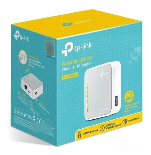 TP-LINK ROUTER INALAMBRICO N PORTATIL 3G/4G TL-MR30402
