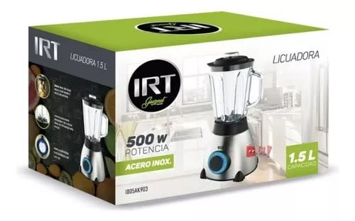 LICUADORA 1.5L IRT 500W ACERO INOX.2