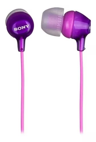 STEREO HEADPHONES MDR-EX15LP SONY PURPLE 0