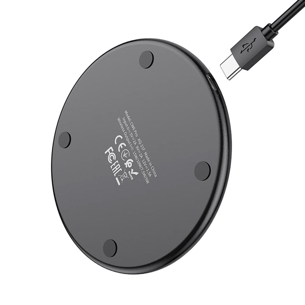 HOCO WIRELESS FAST CHARGER ULTRA-THIN CW6 PRO4