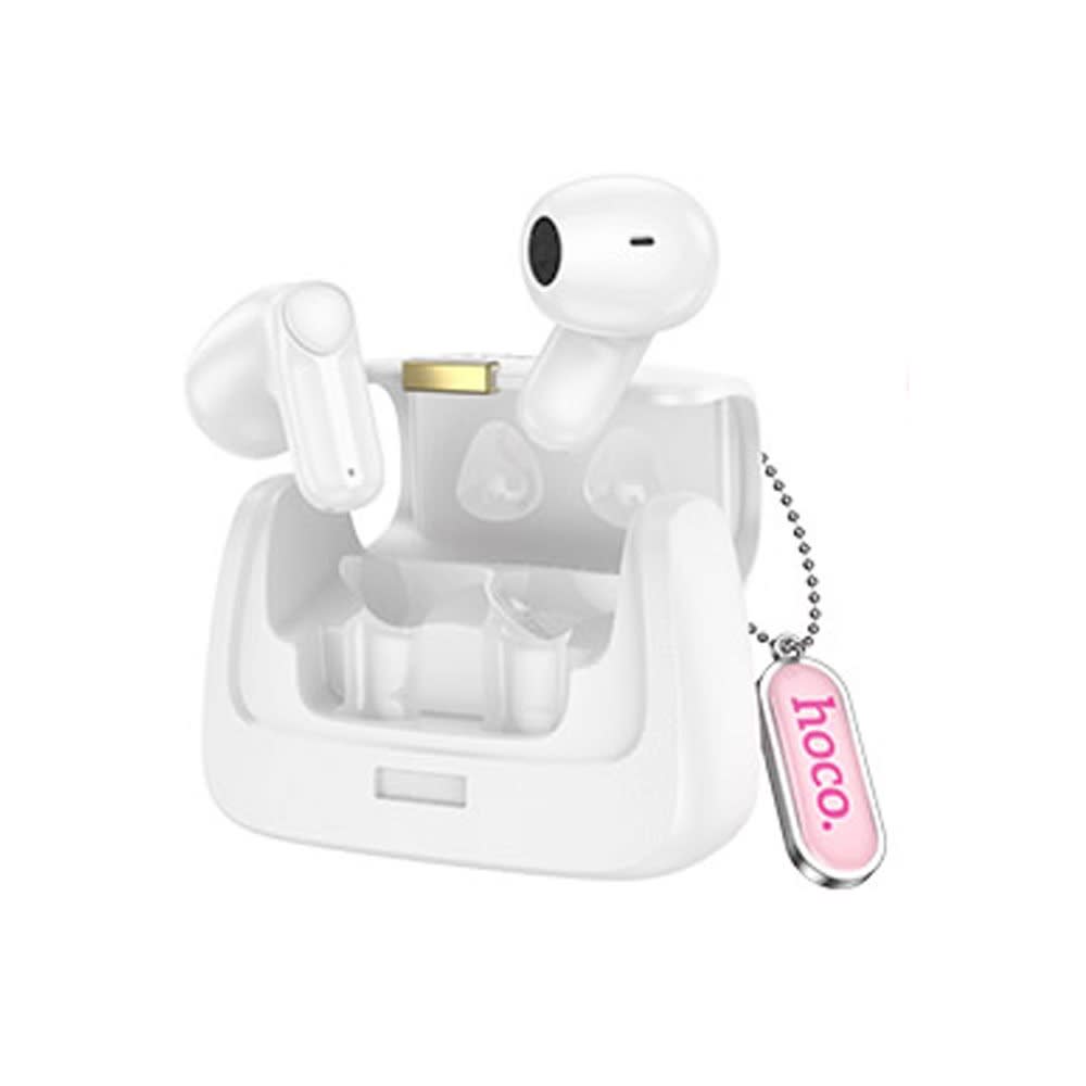 HOCO HANDBAG BT HEADSET WITH METAL LANYARD DES35 BLANCO 0