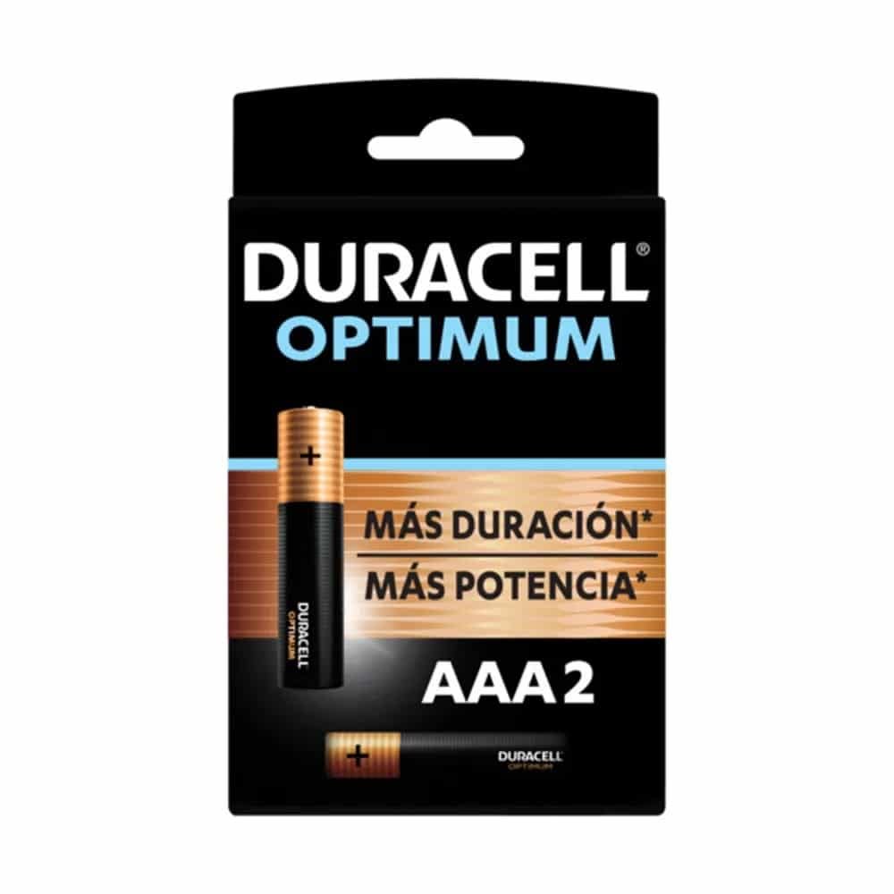 PILA AAA (2) DURACELL OPTIMUN 0
