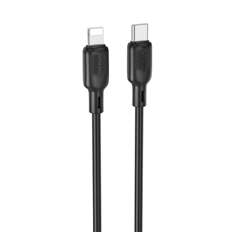 BOROFONE FAST CHARGING DATA CABLE USB-C TO IP 1M BX113 0