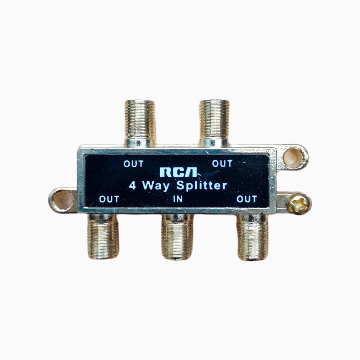 4-WAY SPLITTER VH-49R 5-900MHZ RCA2