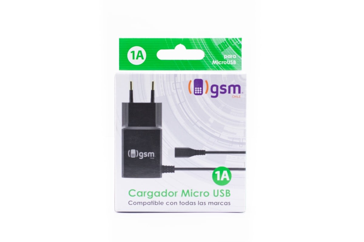 Cargador Micro USB 1A GSM2