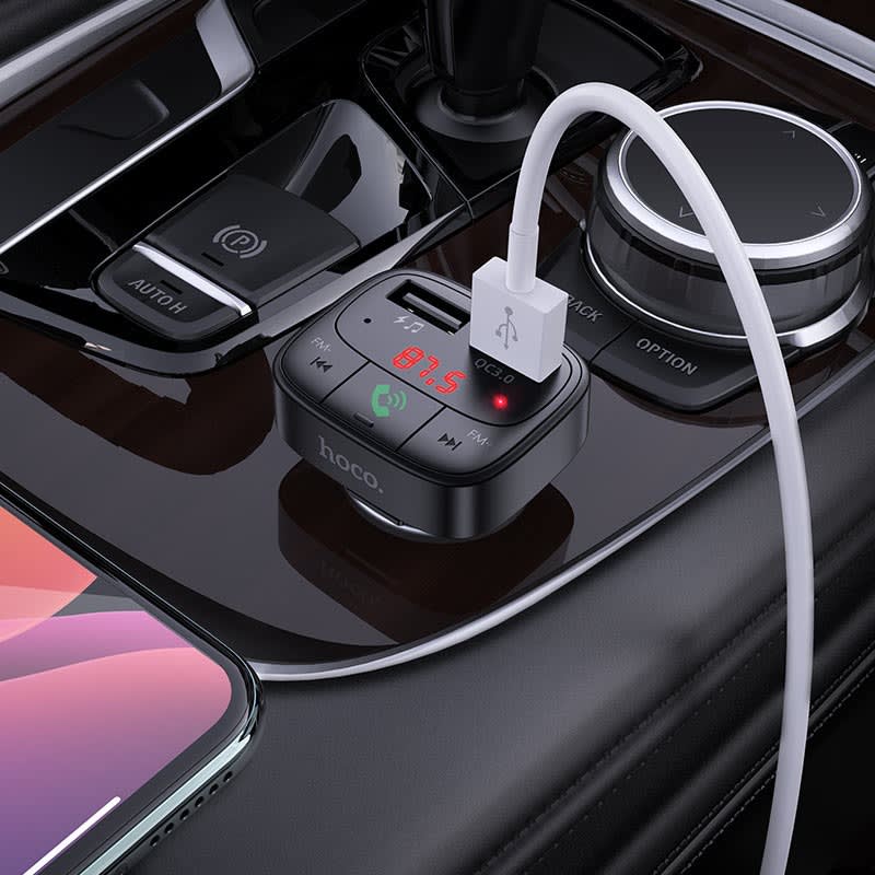 HOCO. IN CAR WIRELESS FM TRANSMITTER E595