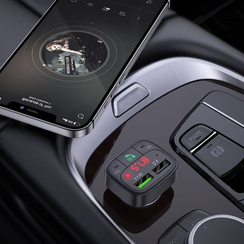 HOCO. IN CAR WIRELESS FM TRANSMITTER E594
