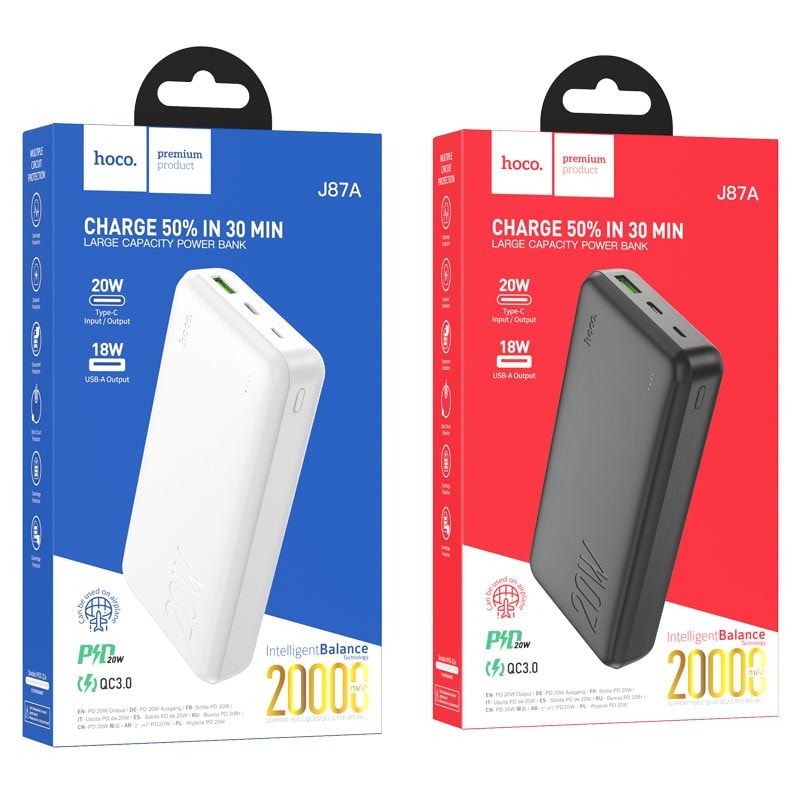 POWER BANK 20000MAH HOCO J87A2