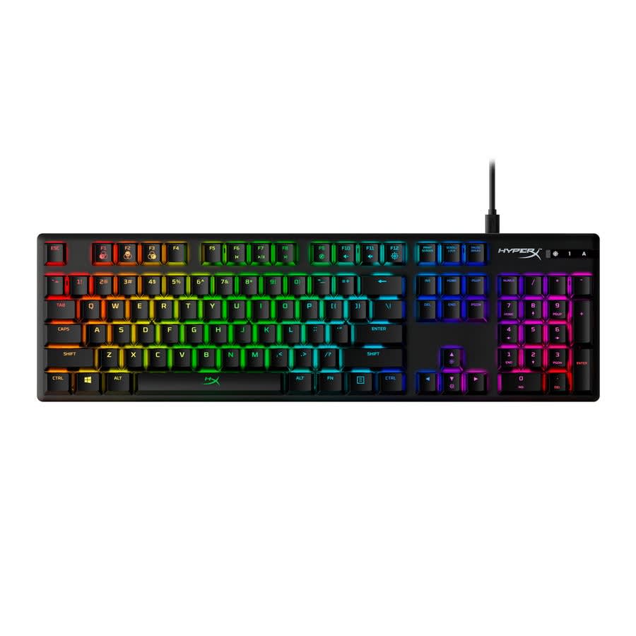 TECLADO HYPERX ALLOY ORIGINS MECANICO RGB SWITCH CLICKY BLUE 0